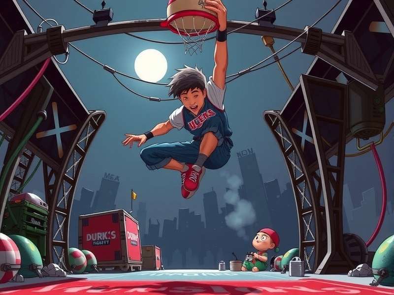 Arjun 'Chhotu' Yadav character from Dunk Slum Prodigy, a young basketball player from Varanasi